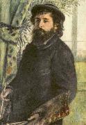 Pierre-Auguste Renoir Portrait of Claude Monet, oil on canvas